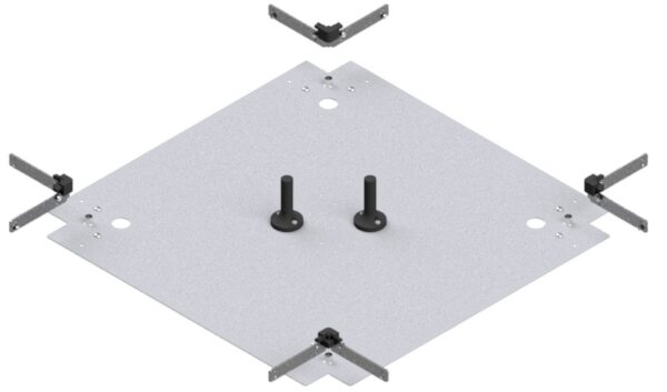 Produktbild UBK 500 803.25 -  Kreuz-Verbinder zu Unterflur-Bodenkanal UBK 500, 500x80mm